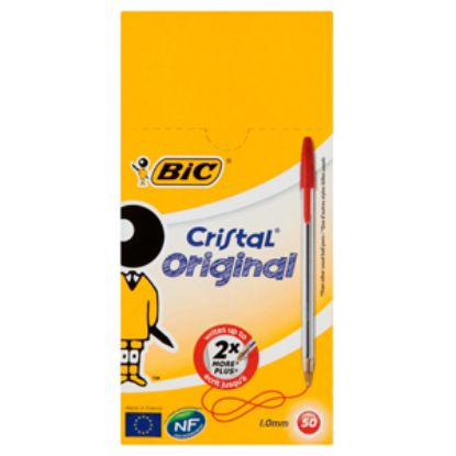 Picture of Bic Biro-Red x50